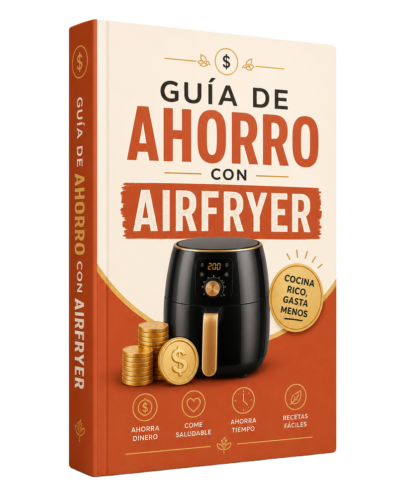 Portada del bono Guía de ahorro con Airfryer